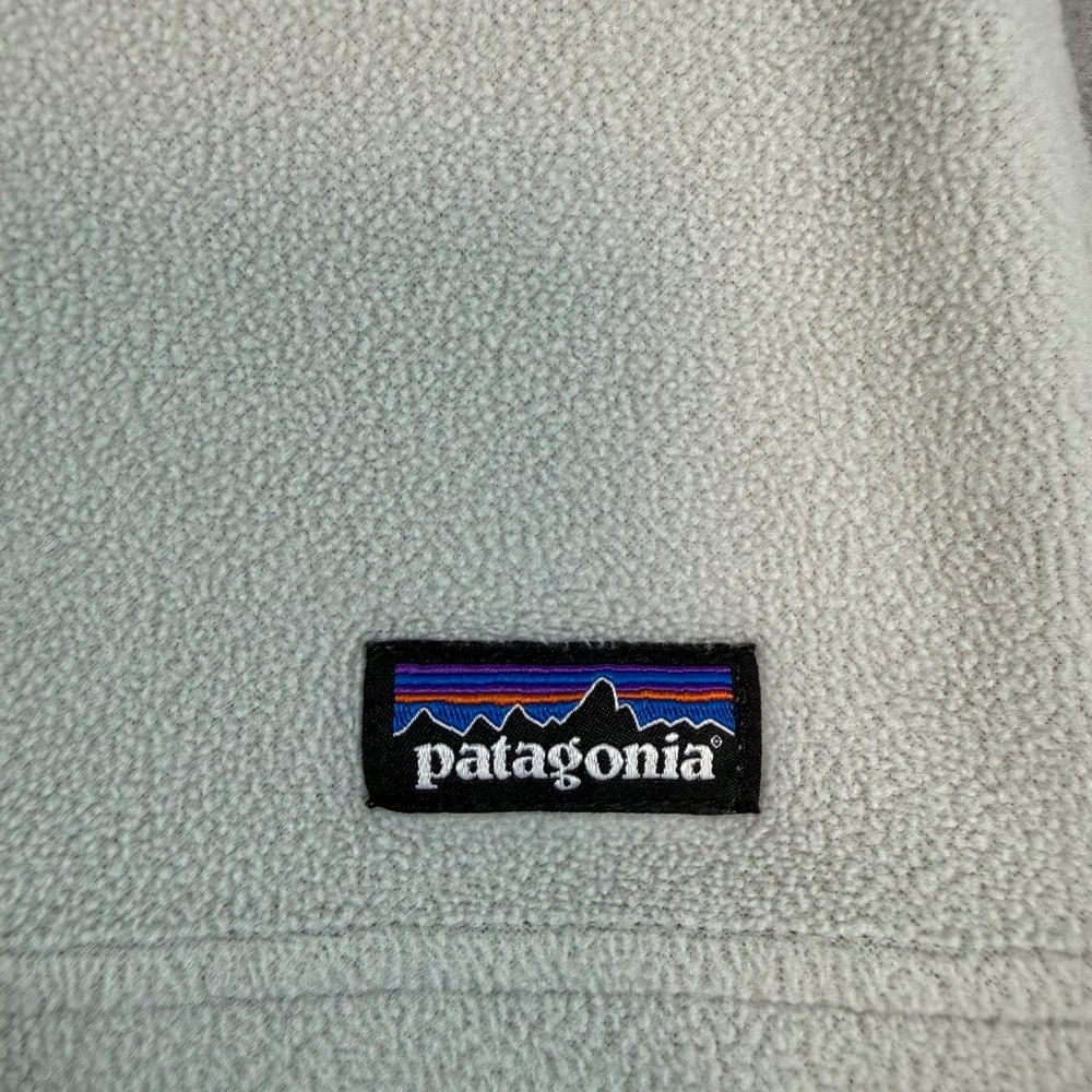 Patagonia Micro D Quarter Zip Fleece Pullover Womens Large Gray Heather‎ - Picture 3 of 7